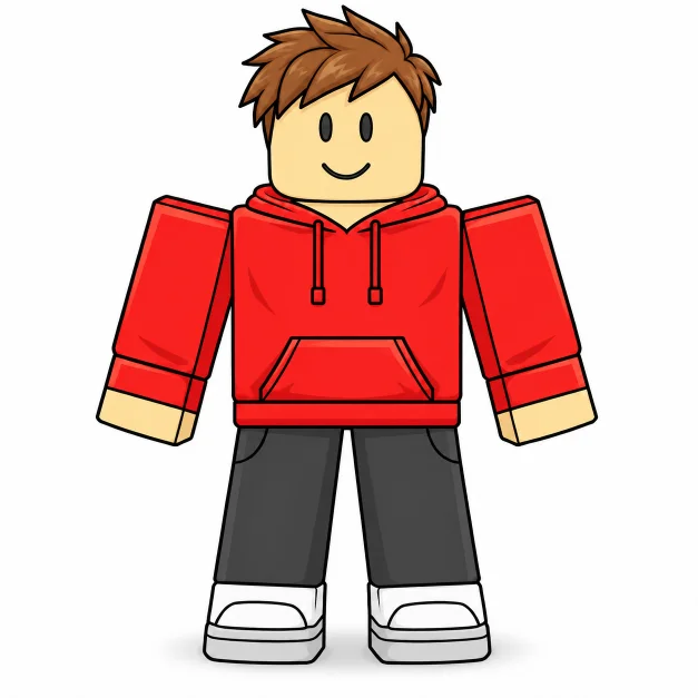 Как нарисовать персонажа Roblox